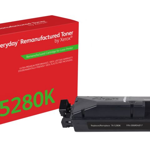 Remanufacturé Everyday Toner remanufacturé Noir Everyday™ de Xerox compatible avec Kyocera TK-5280K, Capacité standard