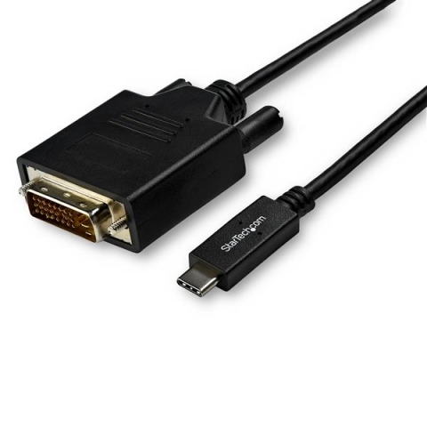 StarTech.com Câble adaptateur USB-C vers DVI de 3 m - Noir