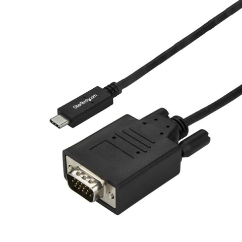 StarTech.com Câble adaptateur USB-C vers VGA de 3 m - Noir