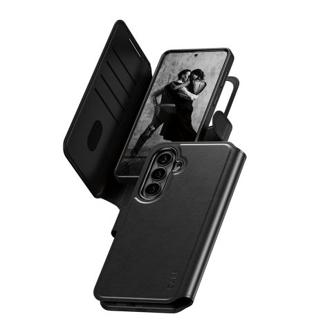 PanzerGlass CARE™ by ® Tango 2-in-1 Wallet Case w. Qi Samsung Galaxy S26+ coque de protection pour téléphones portables Housse Transparent