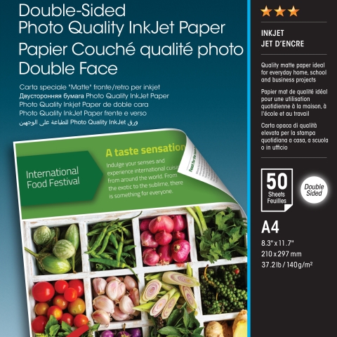 Epson Double-Sided Photo Quality Inkjet Paper