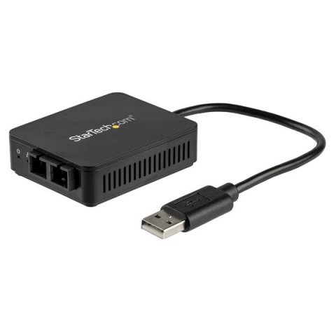 StarTech.com Adaptateur réseau USB 2.0 vers fibre optique SC jusqu'à 2 km
