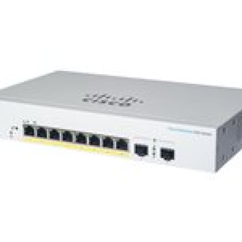 Cisco CBS220 SMART 8-PORT GE, POE, EXT PS, 2X1G SFP