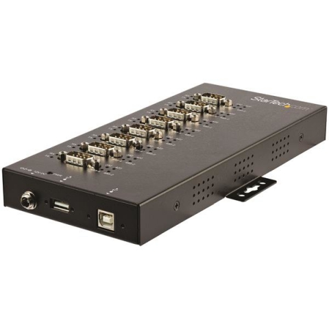 StarTech.com Hub industriel USB vers série RS232 / RS422 / RS485 à 8 ports avec protection électrostatique (ESD) 15 kV