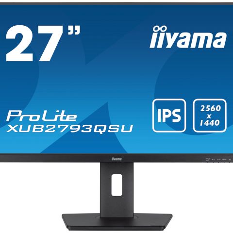 iiyama XUB2793QSU-B7 écran plat de PC 68,6 cm (27") 2560 x 1140 pixels Wide Quad HD LED Noir