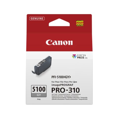 Canon PFI-5100 GY cartouche d'encre 1 pièce(s) Original Gris