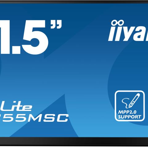 iiyama ProLite T2255MSC-B1 écran plat de PC 54,6 cm (21.5") 1920 x 1080 pixels Full HD LCD Écran tactile Noir