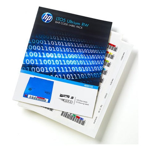 HPE LTO-5 Ultrium RW Bar Code Label Pack