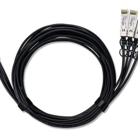 Zyxel DAC100F25-3M-ZZ0101F câble InfiniBand et à fibres optiques QSFP28 4x QSFP28 DAC Noir