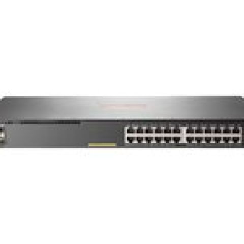 Aruba 2930F 24G PoE+ 4SFP Géré L3 Gigabit Ethernet (10/100/1000) Connexion Ethernet, supportant l'alimentation via ce port (PoE) 1U Gris