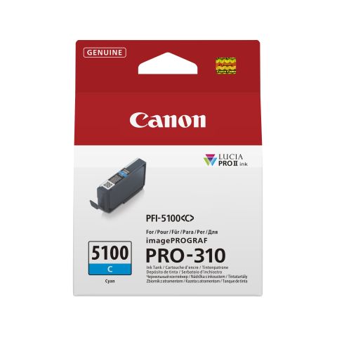 Canon PFI-5100 C cartouche d'encre 1 pièce(s) Original Cyan