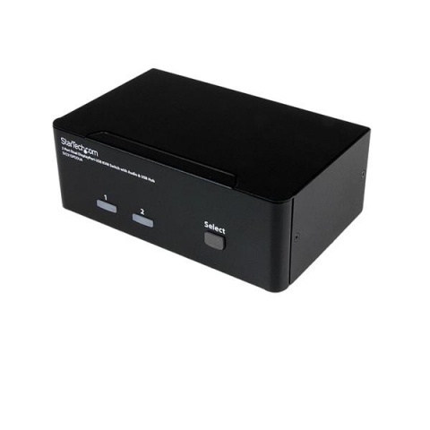 StarTech.com Commutateur KVM 2 ports DisplayPort, USB et audio