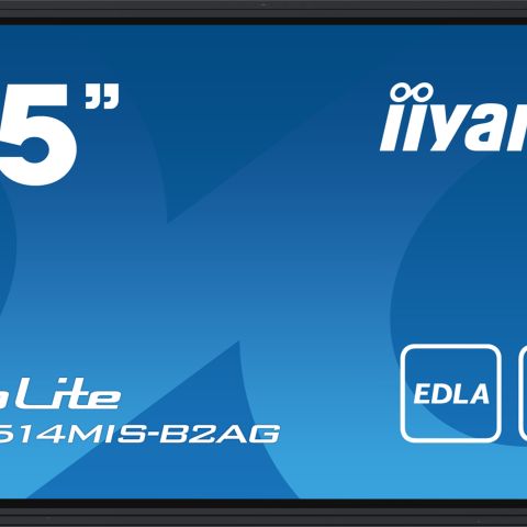 iiyama PROLITE TE7514MIS-B2AG Écran plat de signalisation numérique 190,5 cm (75") Wifi 435 cd/m² 4K Ultra HD Noir Écran tactile Intégré dans le processeur Android 24/7