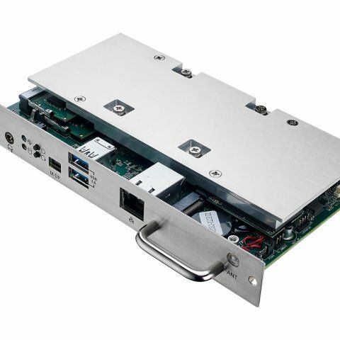 NEC SDM Slot-In PC Essential Intel Atom® X6413E 4 Go 128 Go SSD Windows 10 Vert, Gris