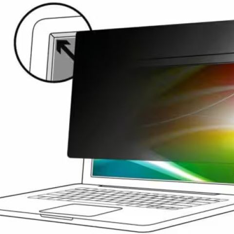 3M BP133W9B filtre anti-reflets pour écran et filtre de confidentialité Filtre de confidentialité sans bords pour ordinateur 33,8 cm (13.3")