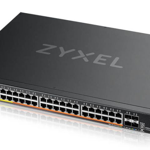 Zyxel XMG2230-52HP Géré L2/L3 2.5G Ethernet (100/1000/2500) Connexion Ethernet, supportant l'alimentation via ce port (PoE) 1U Noir