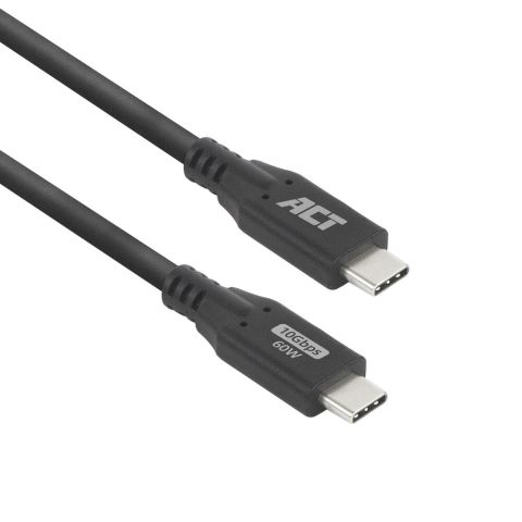 ACT Câble USB 3.0 10Gbps 60W USB Type-C, 0,5 mètre
