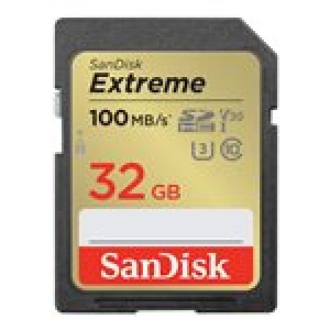 SanDisk Extreme SD UHS-I Card 32 Go Classe 1