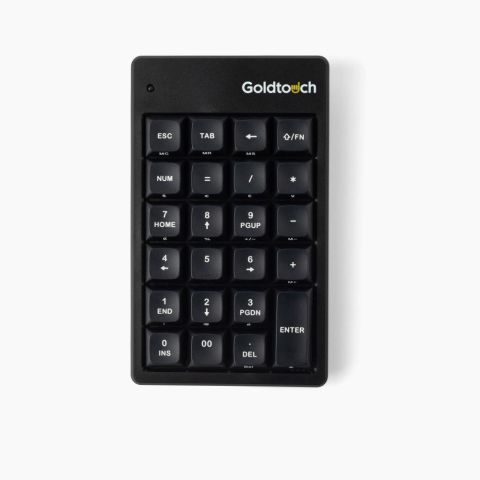 BakkerElkhuizen Goldtouch Elite Numeric clavier numérique PC portable/de bureau USB Noir
