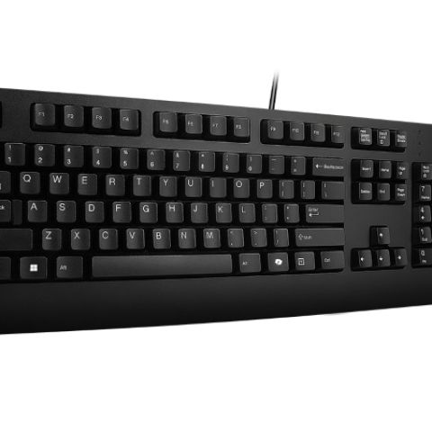 Lenovo Preferred Pro II clavier maison/bureau USB Belge, Anglais Noir