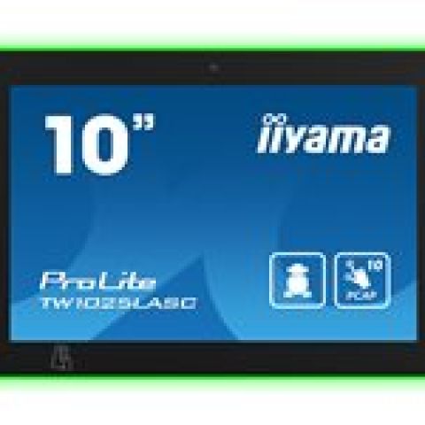 iiyama TW1025LASC-B1PNR affichage de messages En forme de kiosk 25,6 cm (10.1") LED Wifi 450 cd/m² HD Noir Écran tactile Intégré dans le processeur Android 24/7