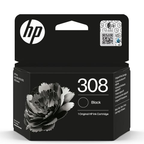 HP 308 Cartouche d’encre authentique Noir