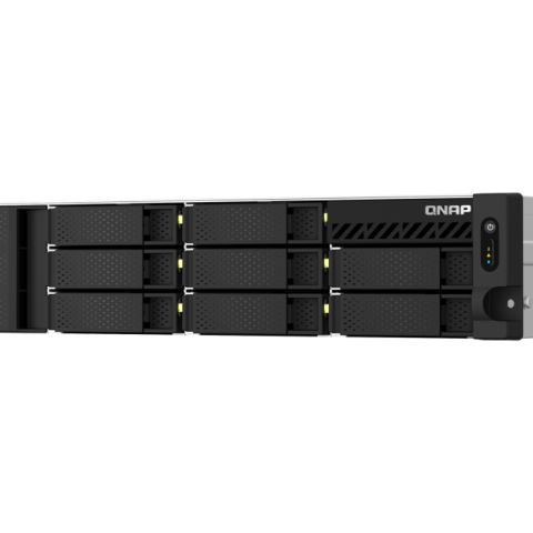 QNAP TS-864EU-8G serveur de stockage NAS Rack (2 U) Ethernet/LAN Noir