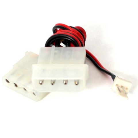 12in Fan Adapter TX3 to 2x LP4 Power