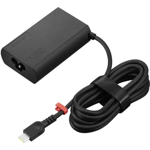 Lenovo 4X21R04793 adaptateur de puissance & onduleur Intérieure 65 W Noir