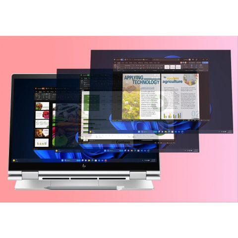 HP EliteBook 8 Flip AD3S2ET#UUG laptop Intel Core Ultra 7 255U Hybride (2-en-1) 33,8 cm (13.3") Écran tactile WUXGA 16 Go LPDDR5x-SDRAM 512 Go SSD Wi-Fi 6E (802.11ax) Windows 11 Pro Argent