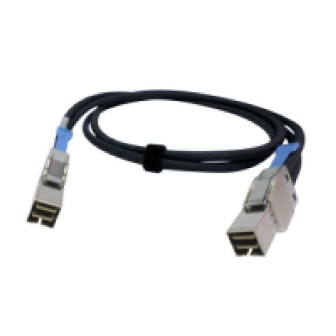 QNAP CAB-PCIE10M-8644-4X câble Serial Attached SCSI (SAS) 1 m Noir