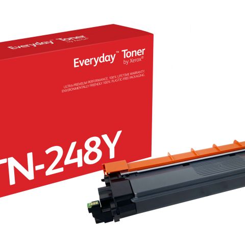 Xerox Toner Jaune Everyday™ de compatible avec Brother TN248Y, Capacité standard