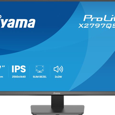 iiyama ProLite X2797QSU-B1 écran plat de PC 68,6 cm (27") 2560 x 1440 pixels Quad HD LED Noir