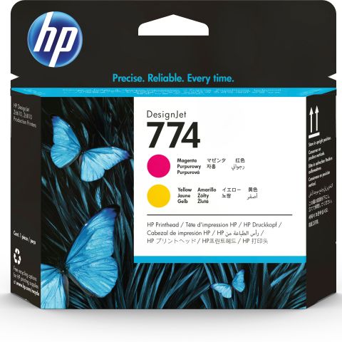 HP 774 Original Magenta, Jaune