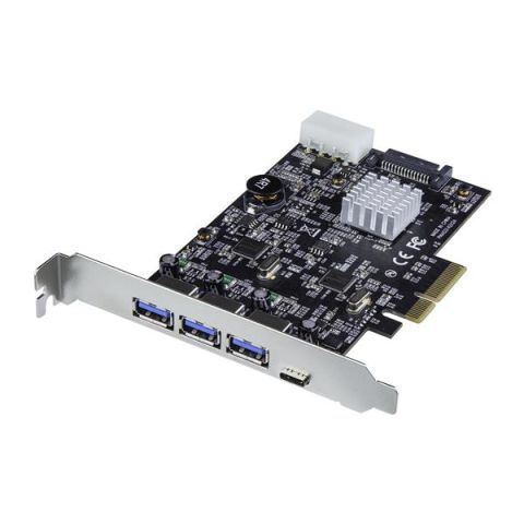 StarTech.com Carte contrôleur PCIe à 4 ports USB 3.1 (10 Gb/s) avec 2 voies dédiées