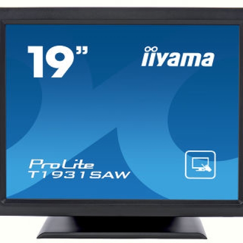 iiyama ProLite T1931SAW-B5 moniteur à écran tactile 48,3 cm (19") 1280 x 1024 pixels une seule pression Noir