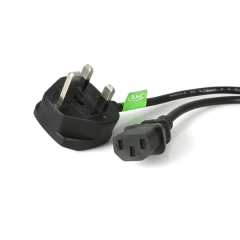 StarTech.com Standard UK Computer Power Cord