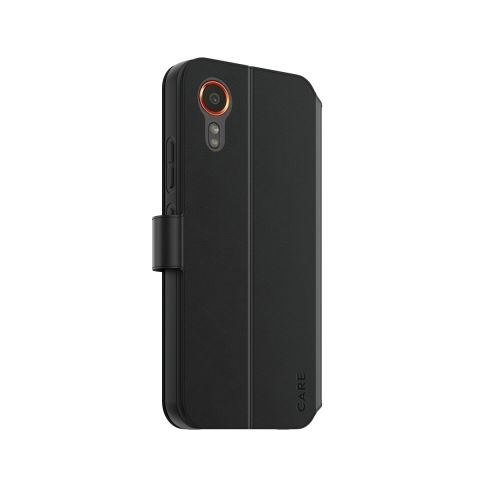 PanzerGlass CARE by ® Feature Wallet Case w. Kickstand Samsung Galaxy XCover7 5G coque de protection pour téléphones portables Housse Noir