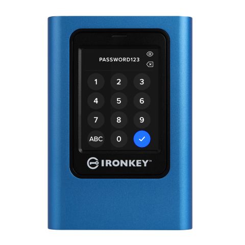 Kingston Technology IronKey 3840GB Vault Privacy 80 XTS-AES 256-bit Encrypted External SSD