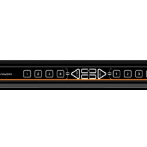 Vertiv SV Universal DP/H Desktop Matrix 2x4 KVM commutateur écran, clavier et souris Noir