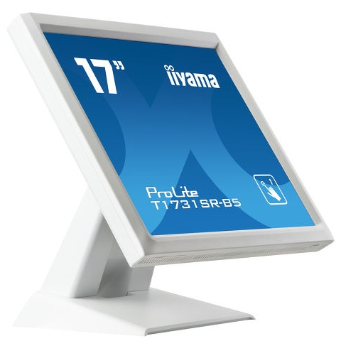iiyama ProLite T1731SR-W5 moniteur à écran tactile 43,2 cm (17") 1280 x 1024 pixels une seule pression Blanc