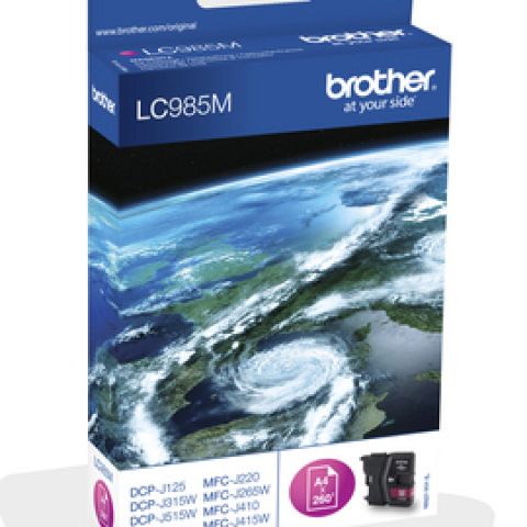 INK CARTRIDGE LC985MBP MAGENTA 260 PAGES
