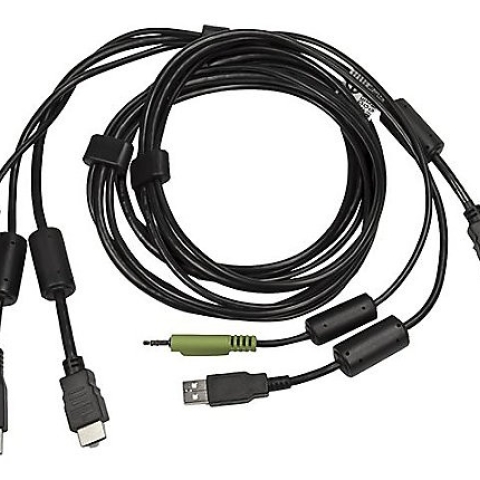 CABLE 1-DVI-D/1-HDMI/1-USB/1-AUD 6FT