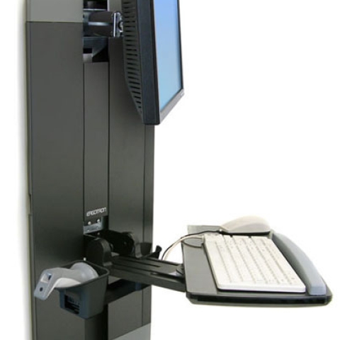 Ergotron Vertical Lift, Patient Room