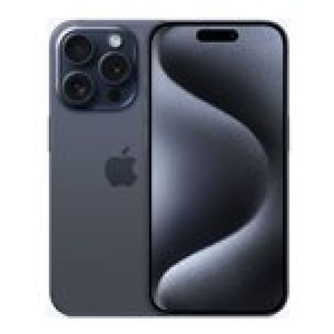 Apple iPhone 15 Pro 15,5 cm (6.1") Double SIM iOS 17 5G USB Type-C 128 Go Titane, Bleu