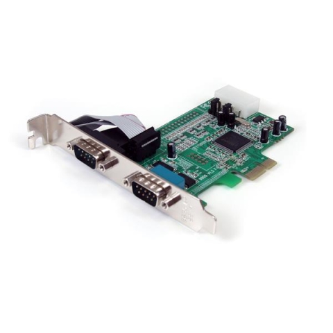 StarTech.com Carte PCI Express avec 2 ports série RS232