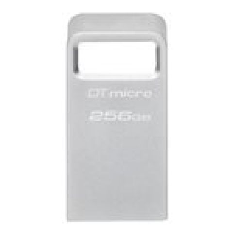 Kingston Technology DataTraveler Micro lecteur USB flash 256 Go USB Type-A 3.2 Gen 1 (3.1 Gen 1) Argent