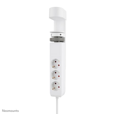 Neomounts DS22-840WH6 Multiprise de bureau avec pince et ports USB-C et USB-A - charge rapide