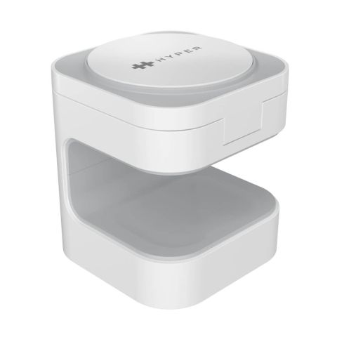 Targus HJ3320WHGL chargeur d'appareils mobiles Écouteurs, Smartphone, Smartwatch Blanc USB Recharge sans fil Charge rapide Intérieure
