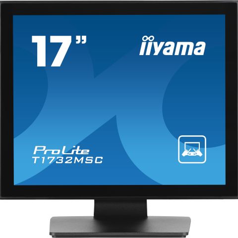 iiyama ProLite écran plat de PC 43,2 cm (17") 1280 x 1024 pixels LED Écran tactile Table Noir